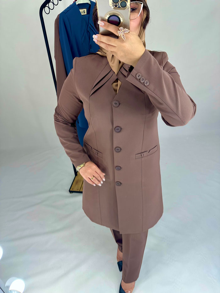 مانتو شلوار اداری سلنا کد 2023 - Image 8